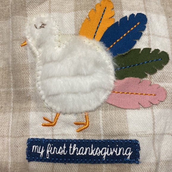 MUD PIE MY FIRST THANKSGIVING BIB - Picture 3 of 3